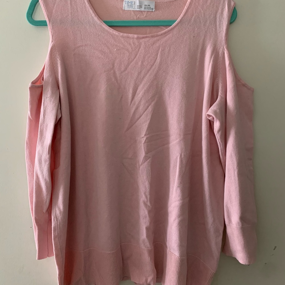 Time & Tru Pink Long Sleeve Shirt